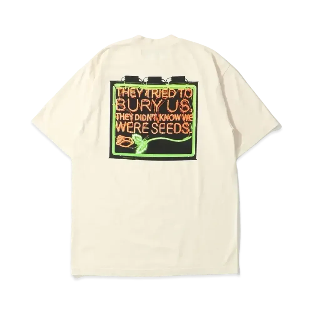 UNION x THE BROAD x PATRICK MARTINEZ Seeds Tee "Faded Cream"