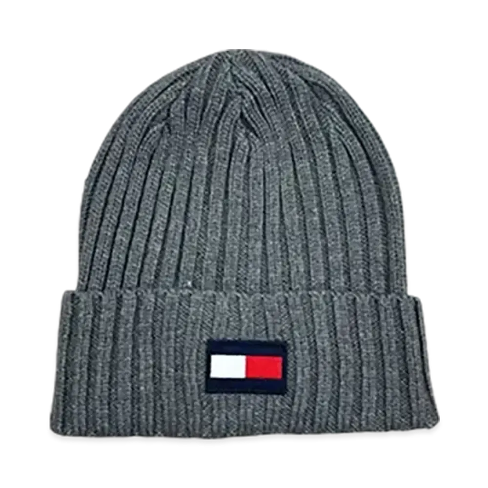 TOMMY HILFIGER Knit Cap "Chacoal"