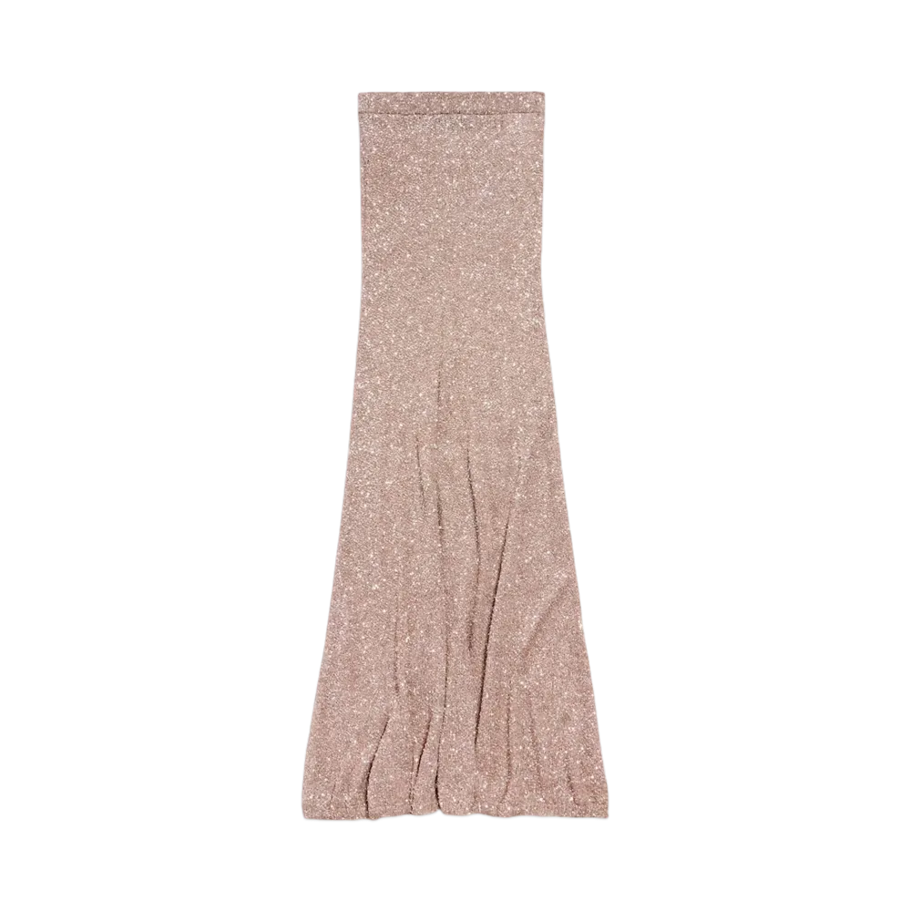 BALENCIAGA Women's Maxi Skirt "Brown"