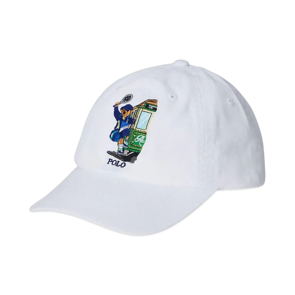 Polo Ralph Lauren x Australian Open Polo Bear Twill Ball Cap (Boys) "White"