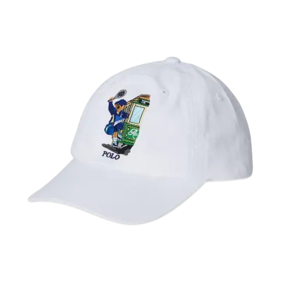 Polo Ralph Lauren x Australian Open Polo Bear Twill Ball Cap (Boys) "White"