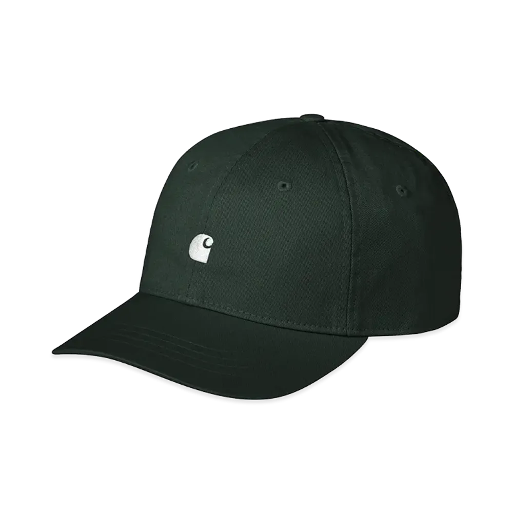Carhartt WIP Madison Logo Cap "Dark Scarab/White"