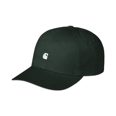 Carhartt WIP Madison Logo Cap "Dark Scarab/White"