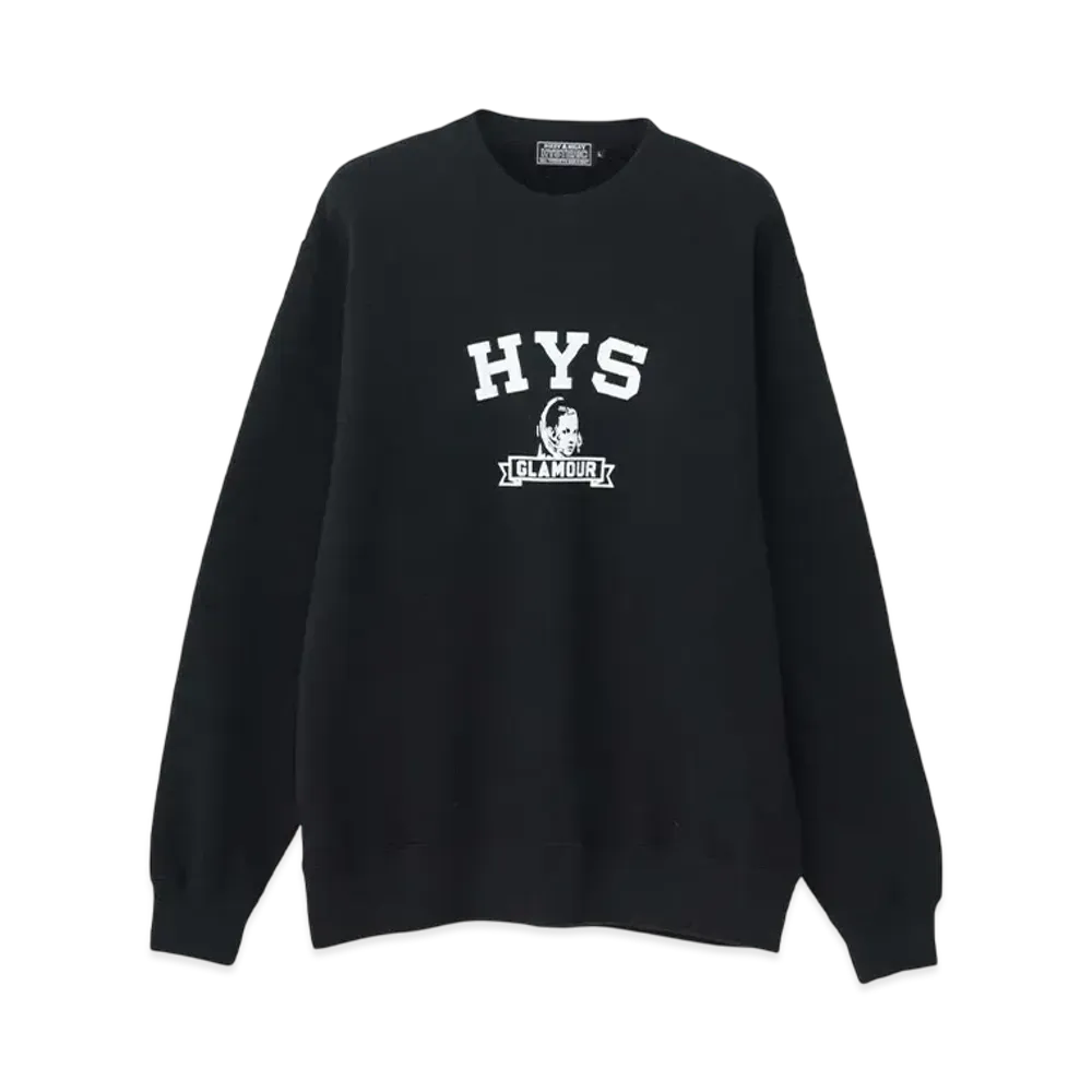 HYSTERIC GLAMOUR The Hys League Sweatshirt "Black"