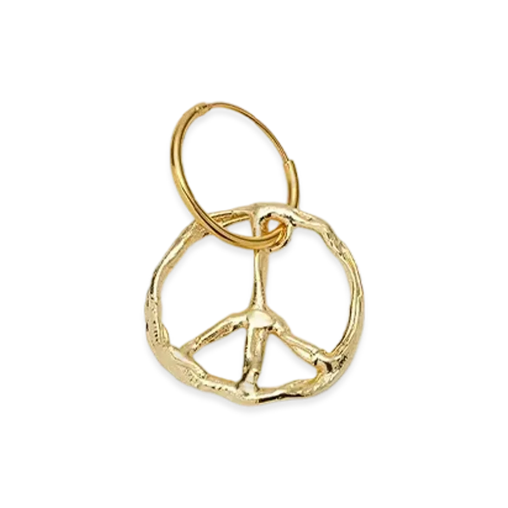 FACETASM x Vibe Harslof Peace Earring "Gold"