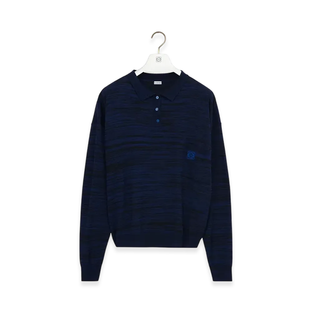 LOEWE Polo Sweater "Navy/Black"