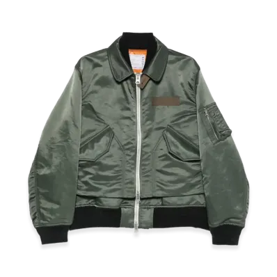 sacai Double Layer Blouson "Green"