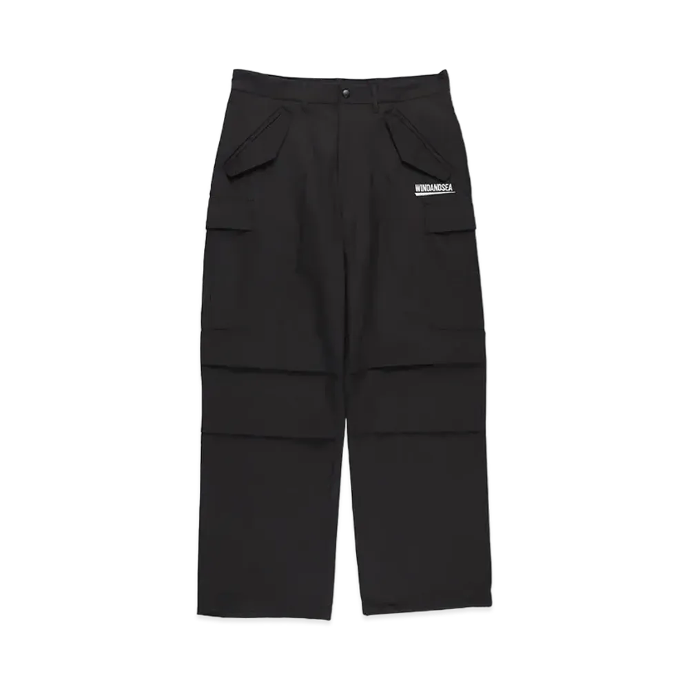 WIND AND SEA Fishnet Recycled Nylon Cargo Pants "Black"