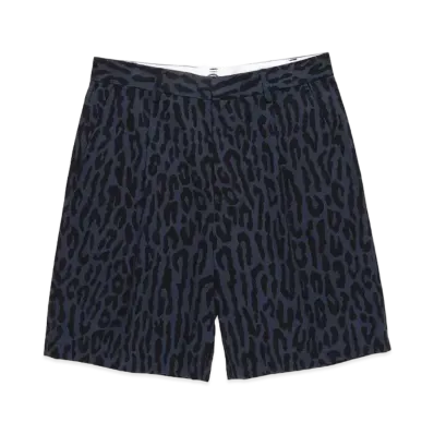 WACKO MARIA DICKIES / LEOPARD PLEATED TROUSERS "Navy"
