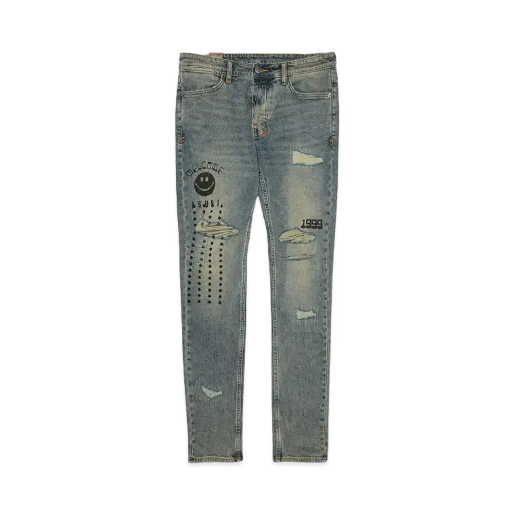 KSUBI Van Winkle Throw Bak Trash "Denim"