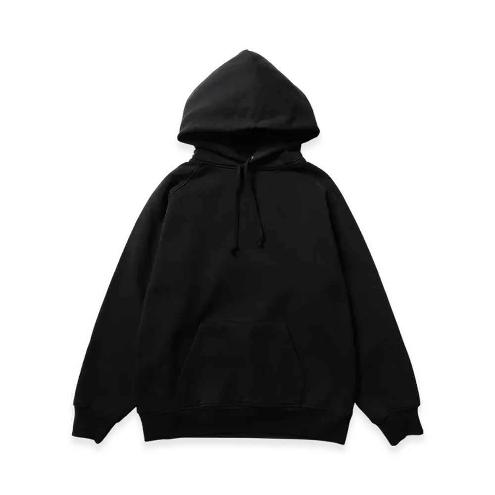 COMOLI Cotton Loopwheel Parka "Black"