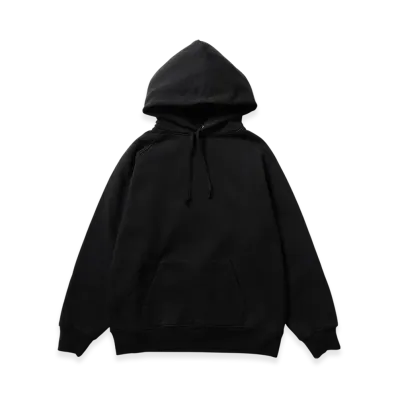COMOLI Cotton Loopwheel Parka "Black"