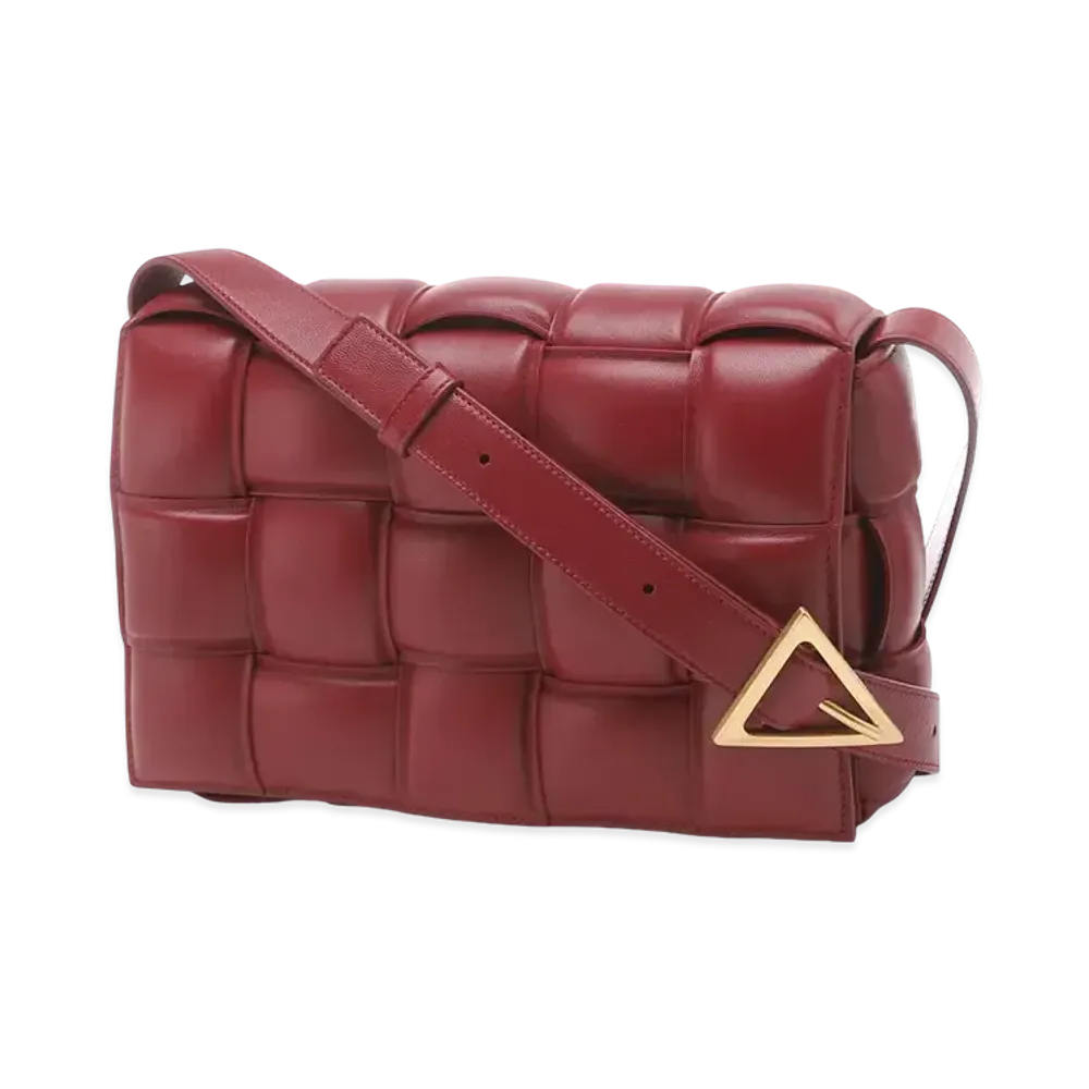 Bottega Veneta Padded Cassette "Dark Red"
