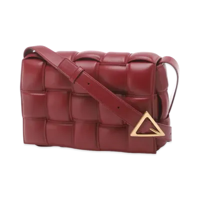 Bottega Veneta Padded Cassette "Dark Red"