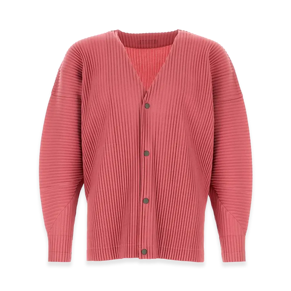 COMME des GARCONS HOMME Polyester Cardigan "Pink"