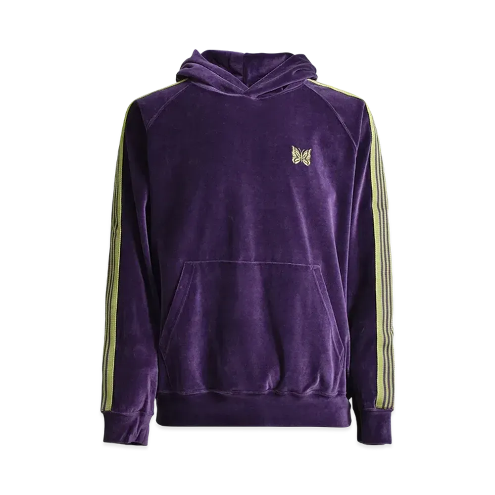Needles Velour Track Hoodie "Purple"