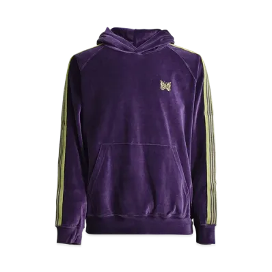 Needles Velour Track Hoodie "Purple"