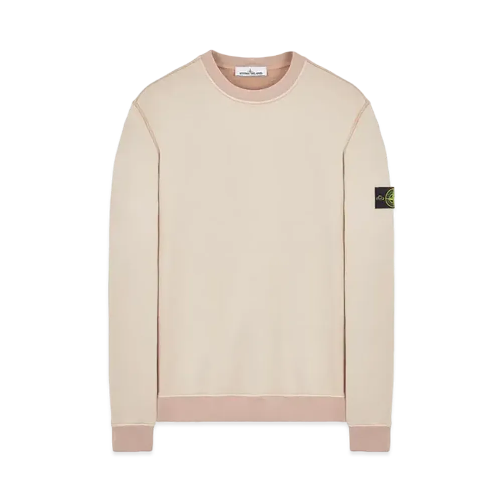 Stone Island 63547 COTTON NYLON FLEECE "Pastele Pink"
