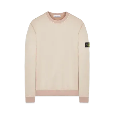 Stone Island 63547 COTTON NYLON FLEECE "Pastele Pink"