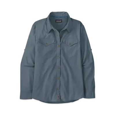 Patagonia Women's Longsleep Sun Stretch Shirt "Utility Blue"
