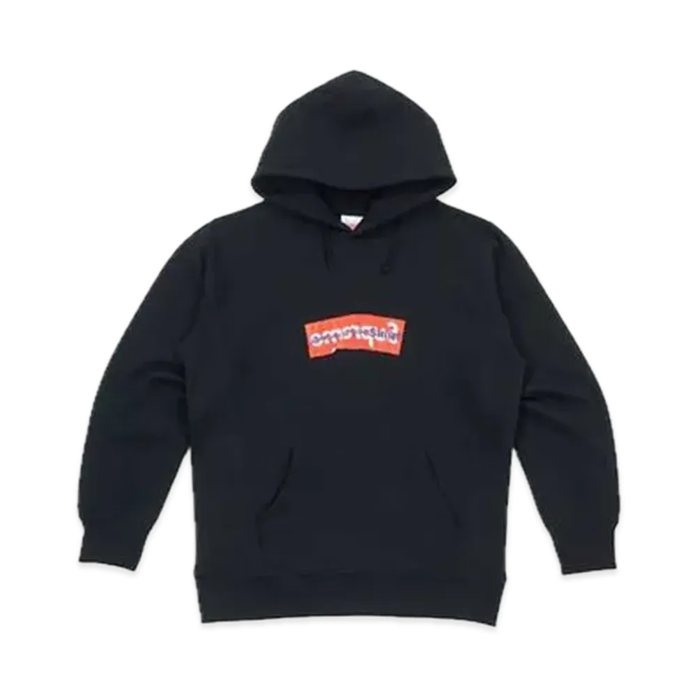 Supreme x COMME des GARCONS SHIRT Box Logo Hooded Sweatshirt "Black"