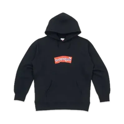 Supreme x COMME des GARCONS SHIRT Box Logo Hooded Sweatshirt "Black"