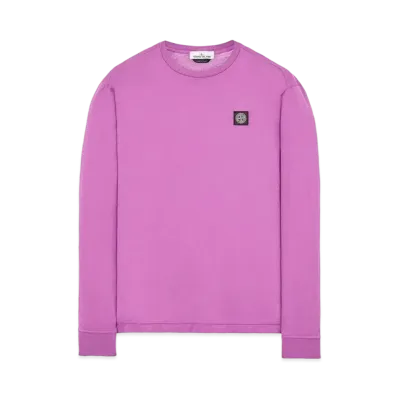 Stone Island 22713 60/2 COTTON JERSEY_SLIM FIT "Magenta"