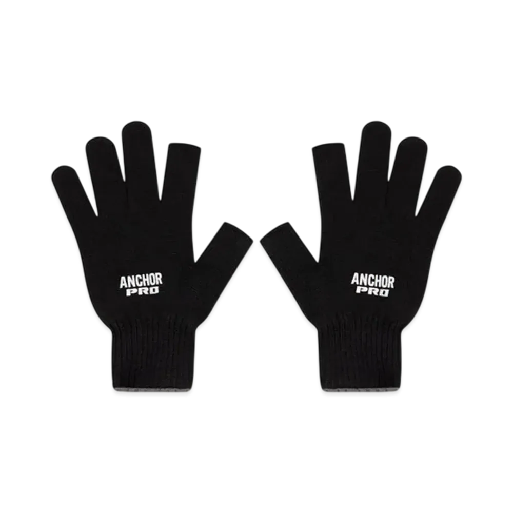 Mercedes Anchor inc. x Marmot Cashmere 2 Fingerless Gunte "Black"