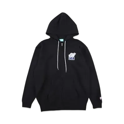 WIND AND SEA x Thunder Bunny Zip Sweat "Black"