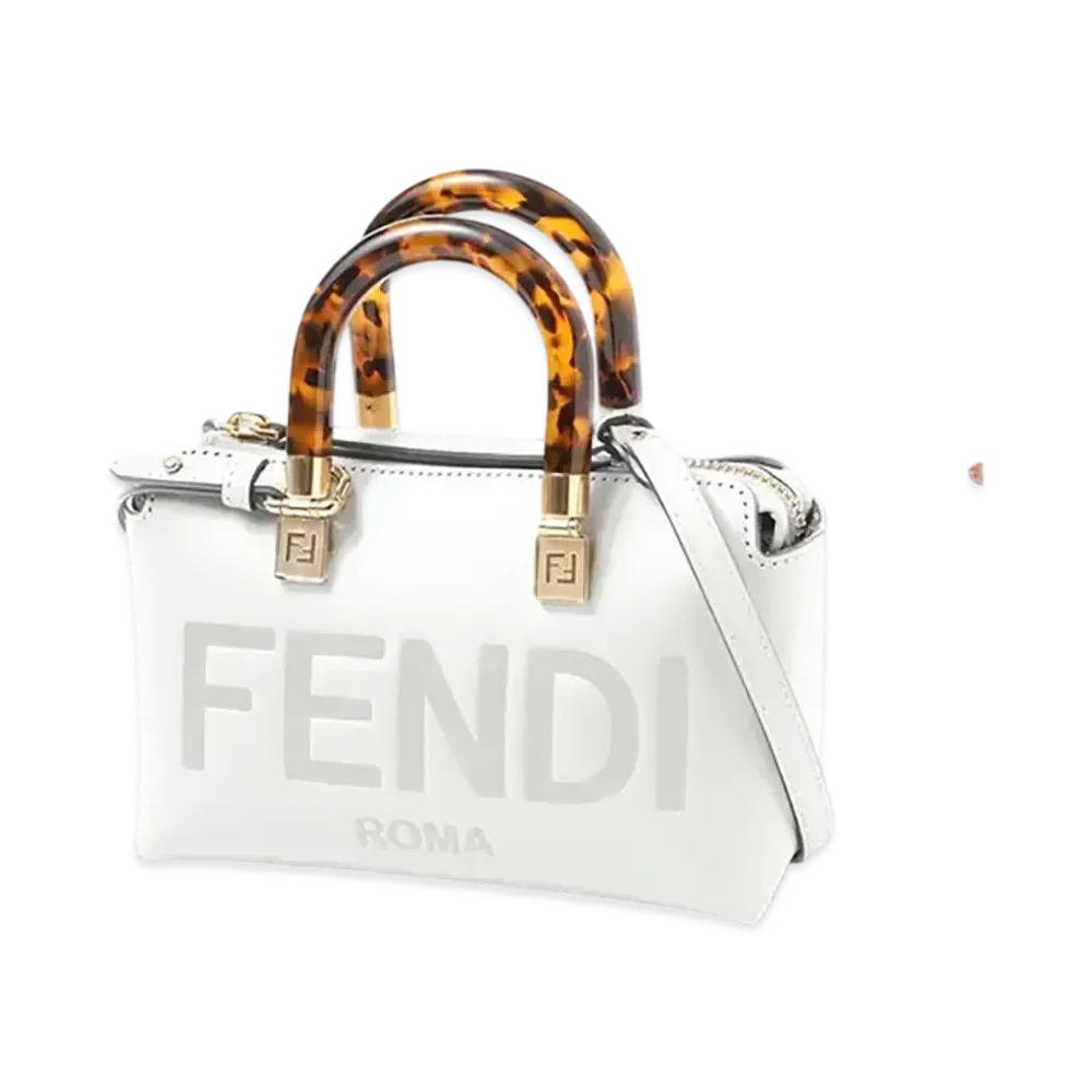 FENDI 2Way Handbag/Shoulder Bag/By The Way Mini "White"