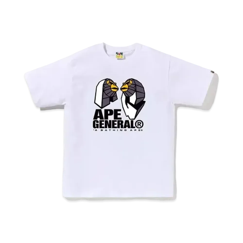 A BATHING APE Ape General Tee "White"