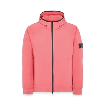 Stone Island 40927 Light Soft Shell-R E.Dye Technology Recycled Polyester Hooded Jacket - 23SS "Cyclamen"