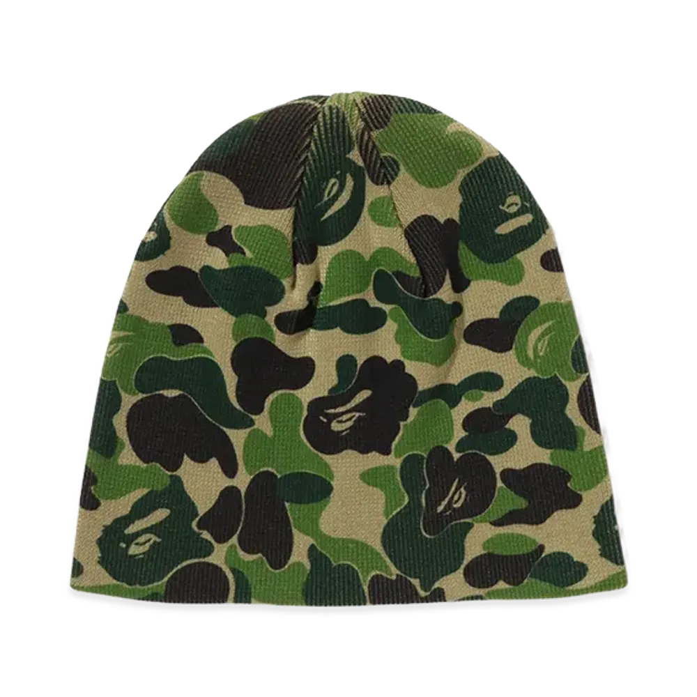 A BATHING APE Women's ABC Camo Beanie "Green"