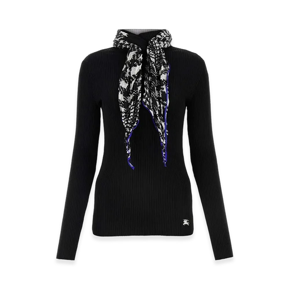 Burberry Women's Viscose Blend Sweater "Black"