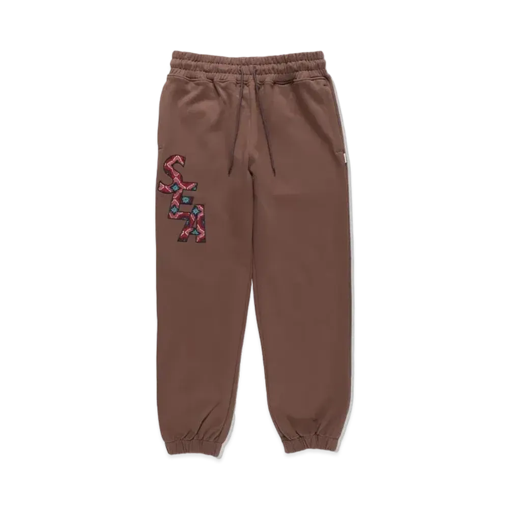 WIND AND SEA S_E_A (PATTERN) SWEAT PT "Brown"
