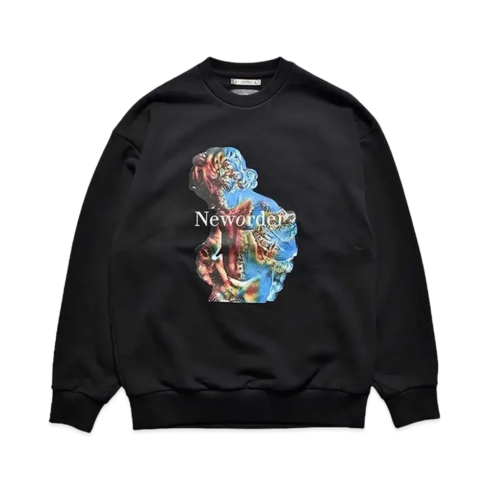 MINEDENIM New Order "Technique" Crewneck Pullover "BLACK"