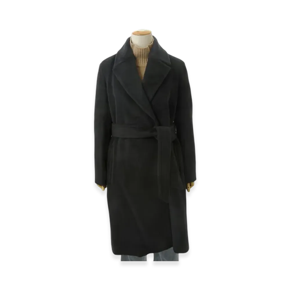 Max Mara Chesterfield Coat Women Asti "Black"