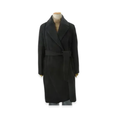 Max Mara Chesterfield Coat Women Asti "Black"