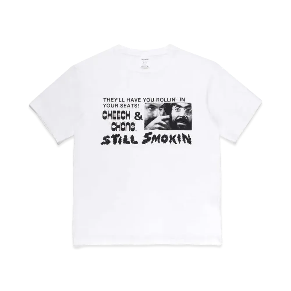WACKO MARIA STILL SMOKIN' / WASHED HEAVY WEIGHT T-SHIRT #4 "White"