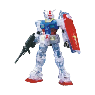 BANDAI "HIGH GRADE" -MOBILE SUIT GUNDAM- HGUC 1/144 RX-78-2 Gundam Clear Color Version