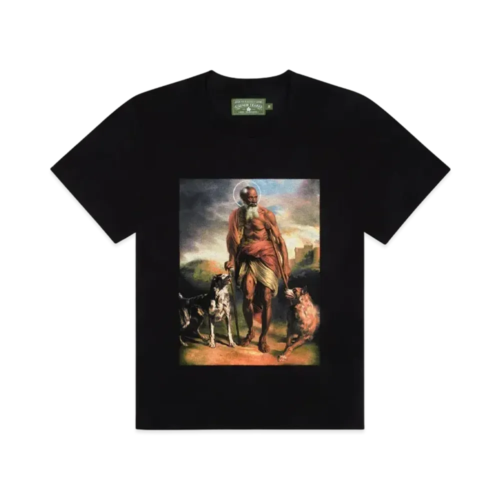 DENIM TEARS Black Lazarus Tee "Black"