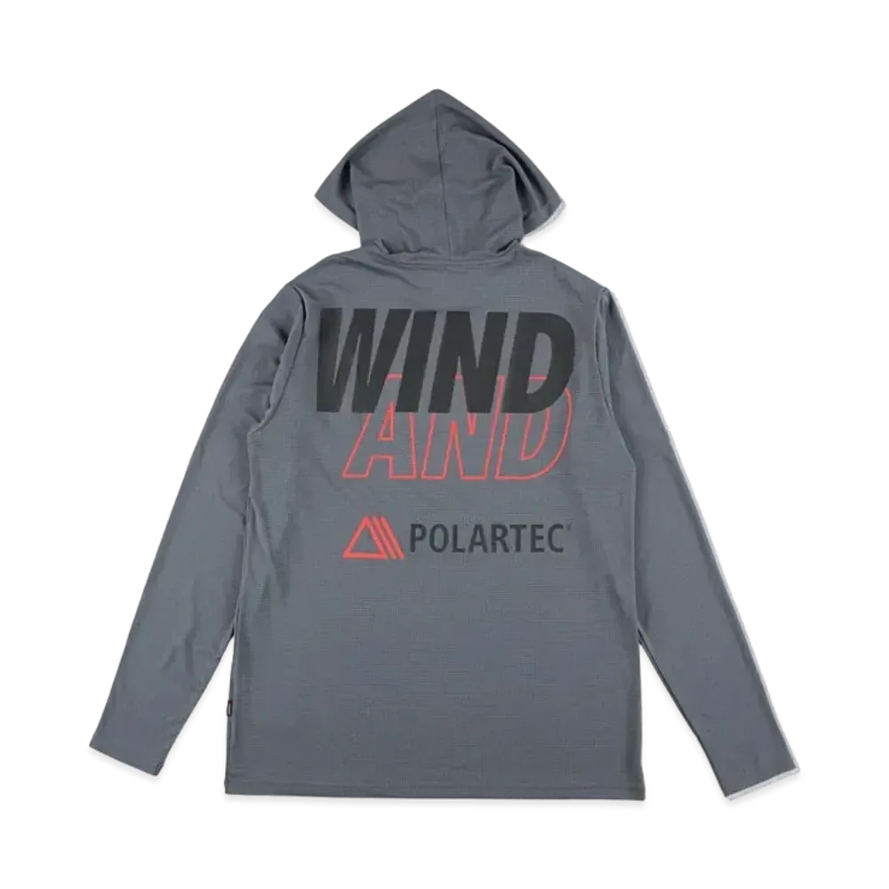 WIND AND SEA Polartec Power Dry Hoodie "Gray"