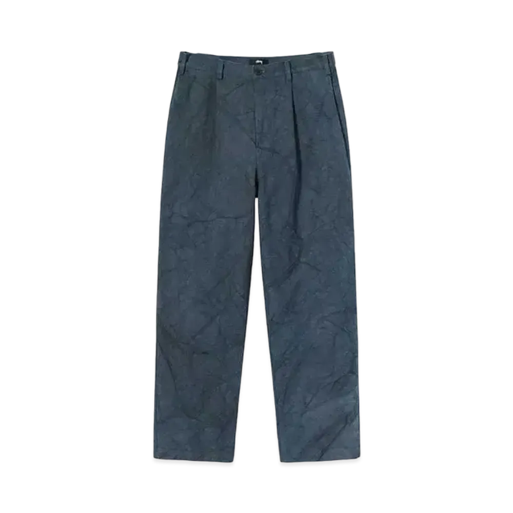 Stussy CANVAS VOLUME PLEATED TROUSER "Navy"