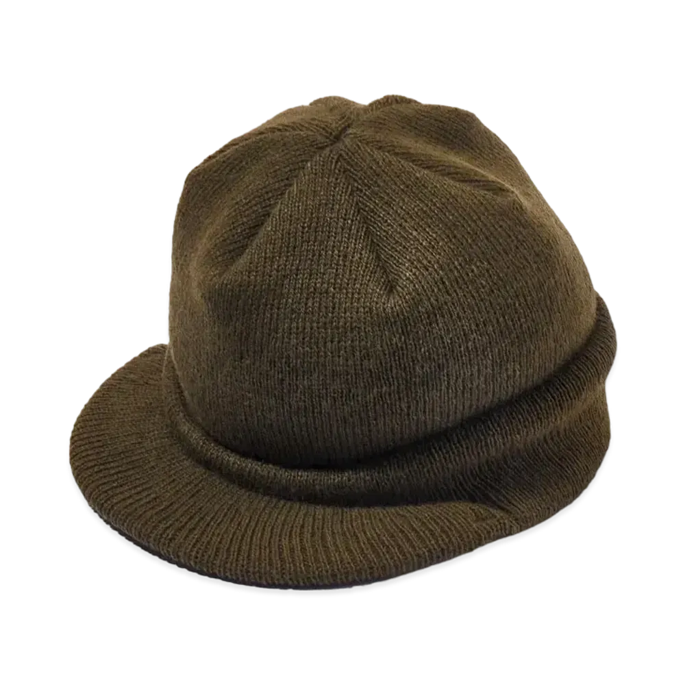 THE REAL McCOY'S Cap, Wool, Knit, M-1941 "Olive"