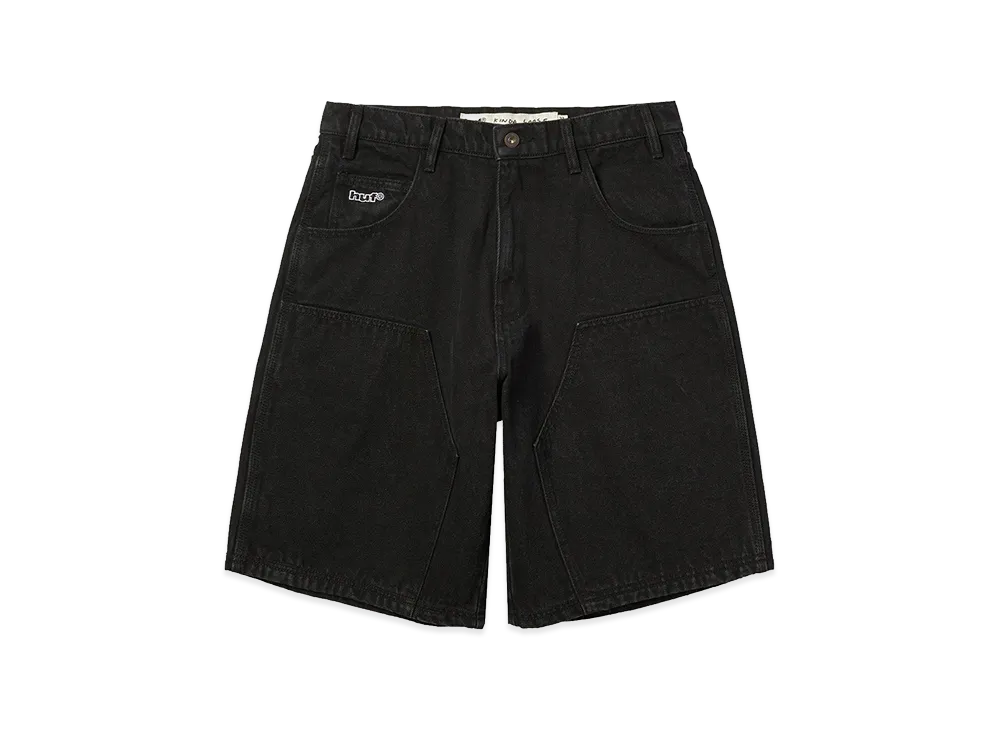 HUF Kinda Loose Double Knee Short "Faded Black"