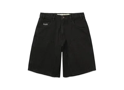 HUF Kinda Loose Double Knee Short "Faded Black"