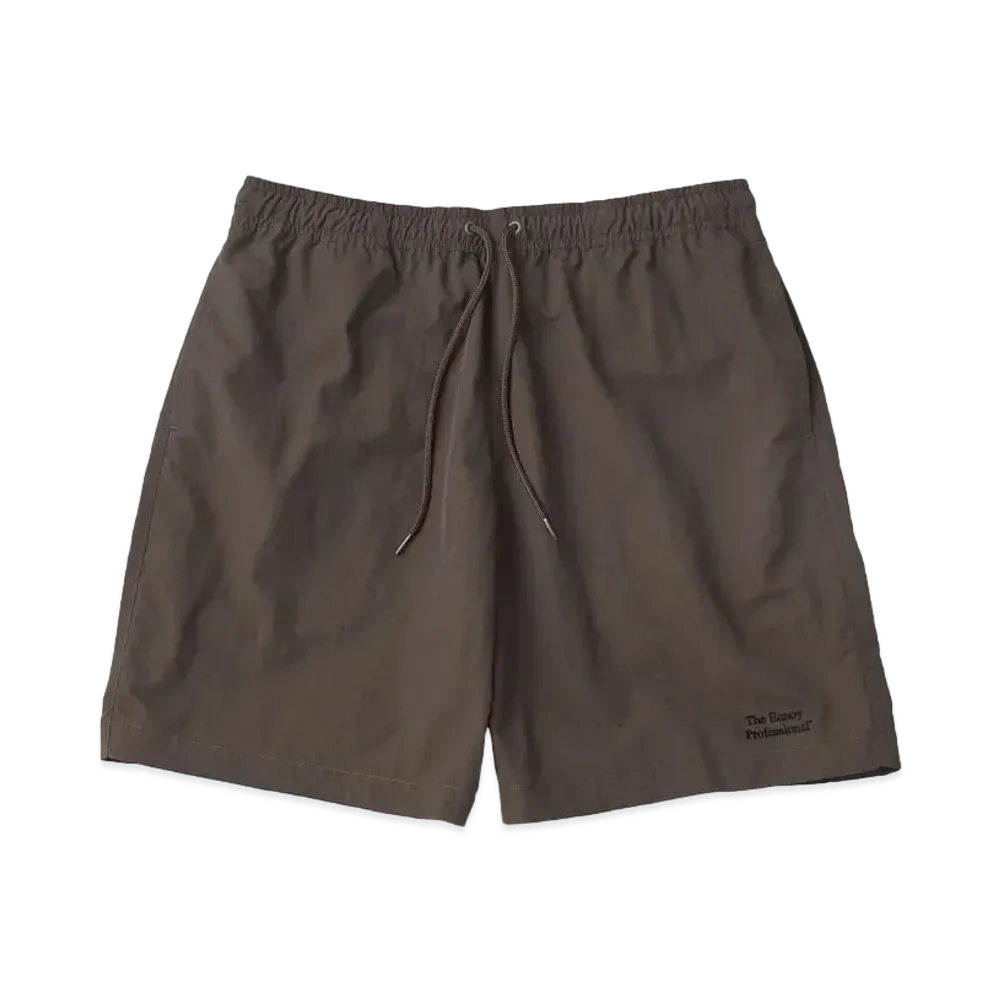 エンノイ 22SS ナイロン ショート パンツ "ブラウン" SS22BRENPT02LV