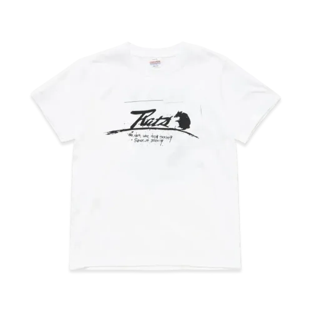 RATS Script Logo Way Of Life Kids Tee "White"