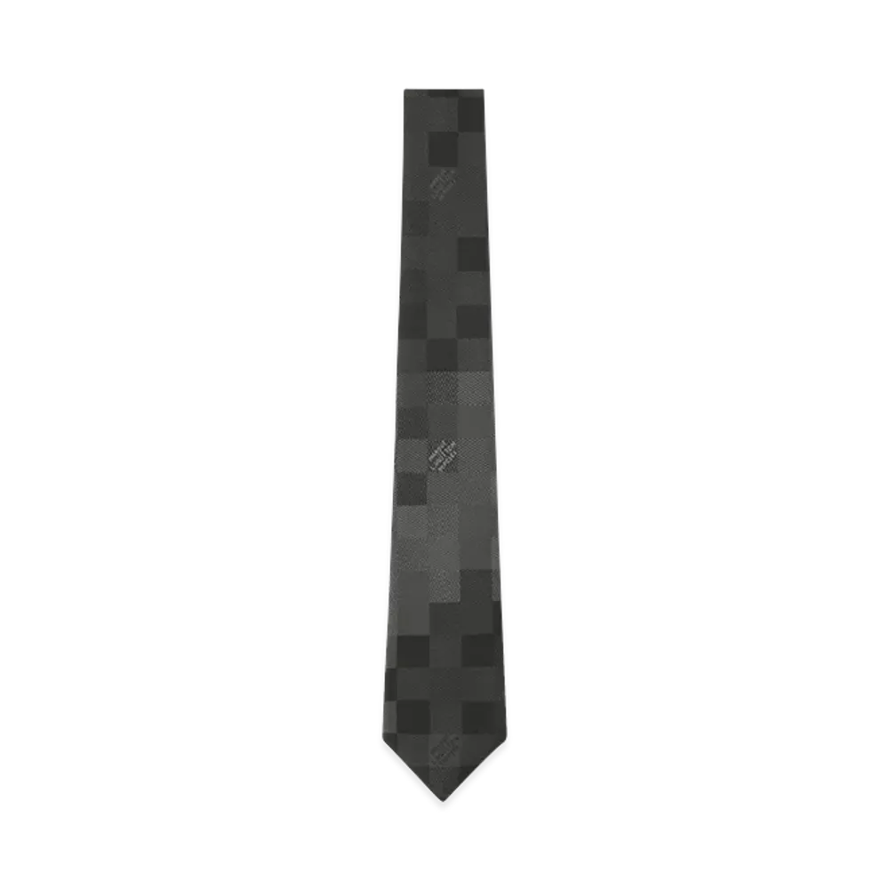 Louis Vuitton Tie Damoflage "Black"