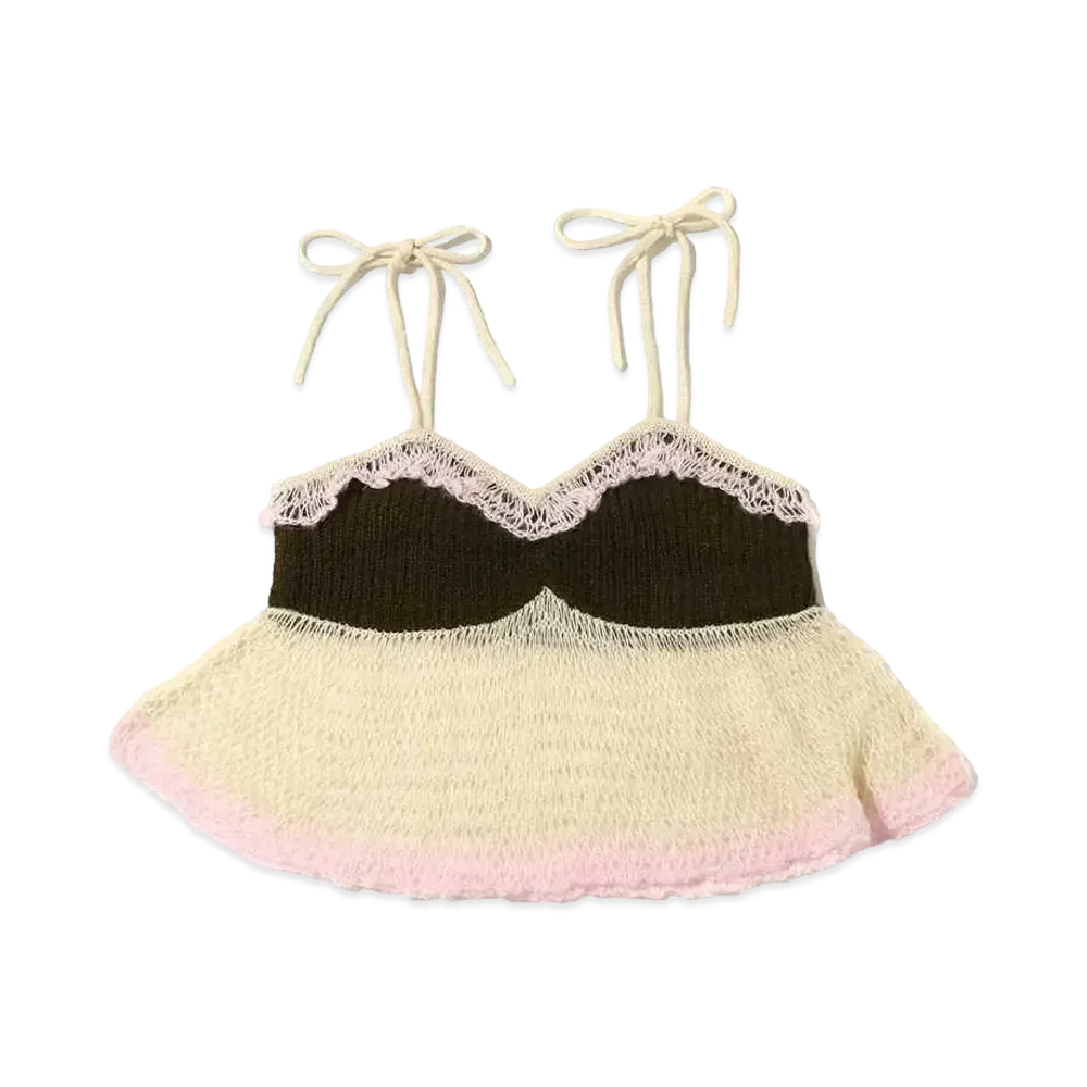 atmos pink Teamifuu Lace Ami Cami "Pink"